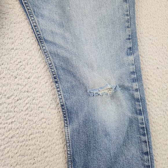 Levis 511 Jeans Slim Fit Medium Wash Stretch Denim Mens 32x30 Great Wear & Fade - Picture 9 of 11